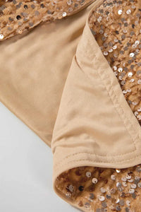 Sequin Open Front Long Sleeve Jacket 100100193971332 64 Affordable Fashion Under $100 Jerry's Apparel 