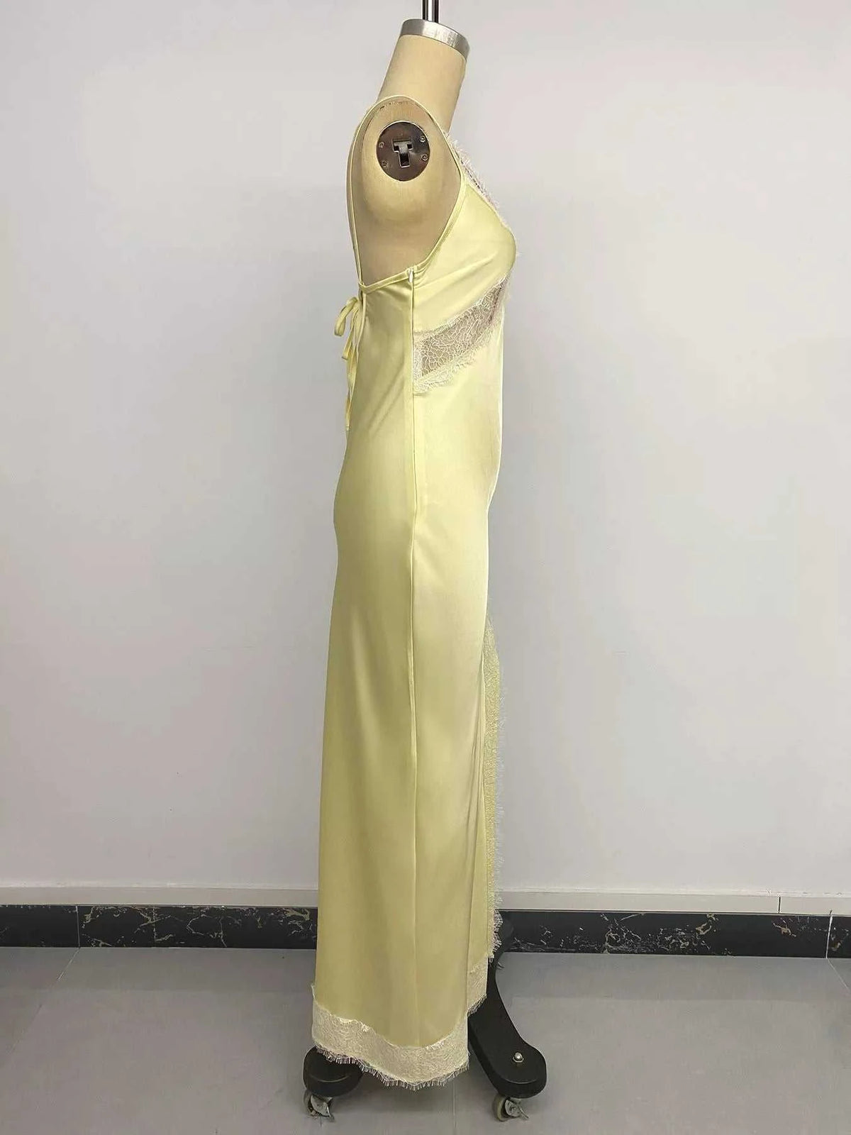 Lace Trimmed Slit Midi Dress 100100029324635 39 Affordable Fashion Under $100 Jerry's Apparel 