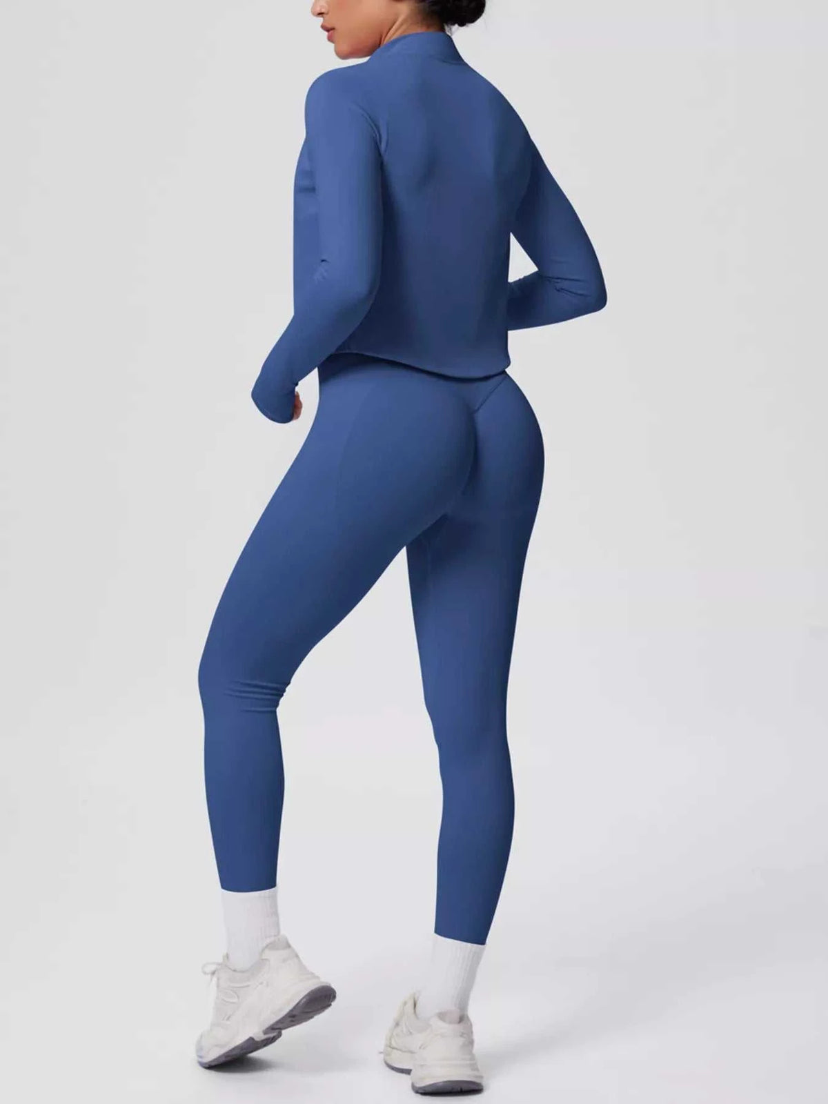 Tank & Zip-Up Jacket and Leggings Three-Piece Active Set 101006896695096 129 Comfortable Weekend Sets Jerry's Apparel 