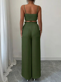 V-Neck Cami and Wide Leg Pants Set 100100127807386 60 Gifts for Her Jerry's Apparel 
