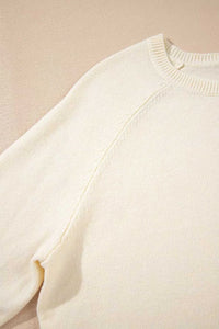 Button-Cuff Crew Neck Sweater 100100920961596 40 Women's Sweaters and Knitwear Jerry's Apparel 