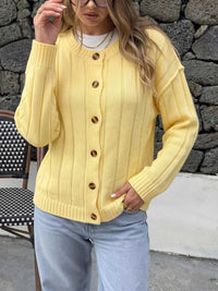 Button Up Dropped Shoulder Cardigan 100100931893614 47 Affordable Fashion Under $100 Jerry's Apparel 