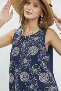 Umgee Floral Embroidered Sleeveless Top 100100986881942 60 Affordable Fashion Under $100 Jerry's Apparel 