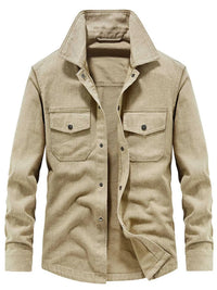 Men's Plus Size Dual Chest Pockets Shacket 100400524201144 100 Fashion Forward Plus Size Clothing Jerry's Apparel 