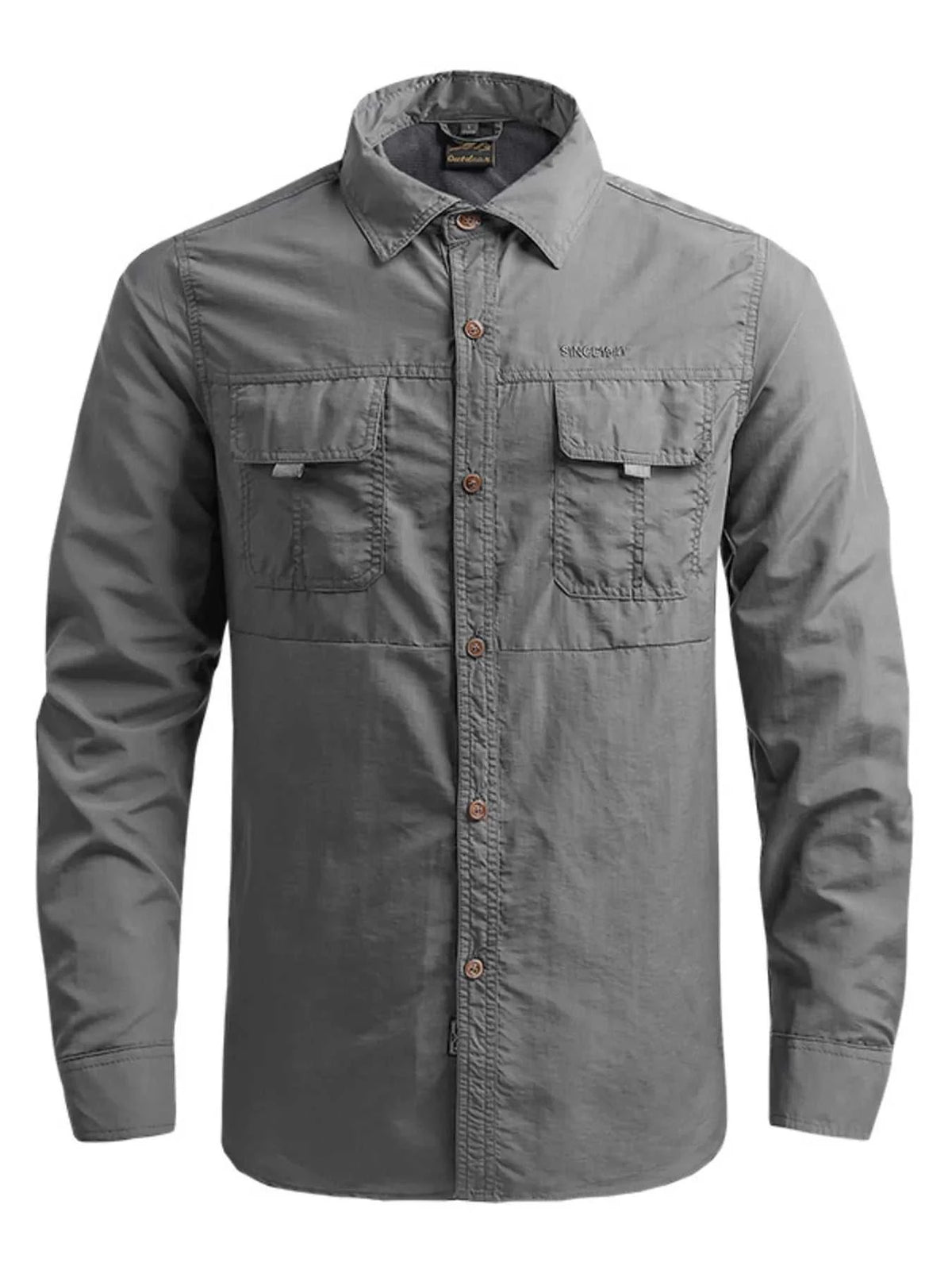 Men's Plus Size Long Sleeve Button-Down Shirt 100400837875467 57 Affordable Fashion Under $100 Jerry's Apparel 