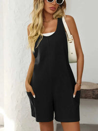 Mandy Pocketed Racerback Wide Strap Romper 100100608381245 22 Affordable Fashion Under $100 Jerry's Apparel 