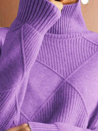 Argyle Pattern Turtleneck Sweater 101002205709319 52 Affordable Fashion Under $100 Jerry's Apparel 
