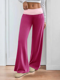 Contrast Waistband Wide Leg Pants 100100919641935 32 Affordable Fashion Under $100 Jerry's Apparel 