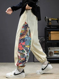 Men's Plus Size Printed Side Panel Joggers 100400656323805 79 Affordable Fashion Under $100 Jerry's Apparel 
