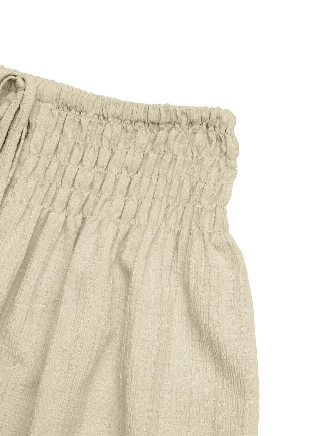 Ruffled Hem Slit Skirt