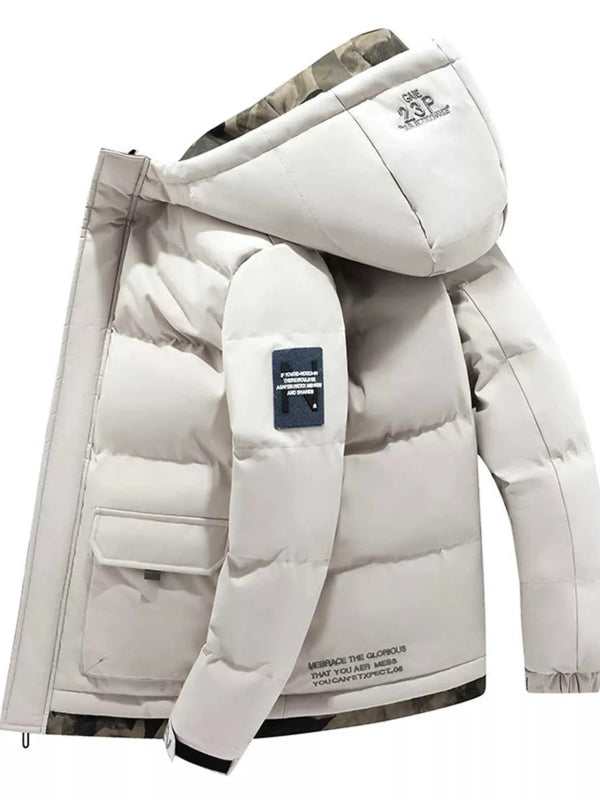 Men's Plus Size Hooded Padded Zip Up Coat 100400656724916 85 Affordable Fashion Under $100 Jerry's Apparel 