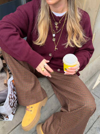 Button Up Dropped Shoulder Cardigan 101002857744837 55 Affordable Fashion Under $100 Jerry's Apparel 
