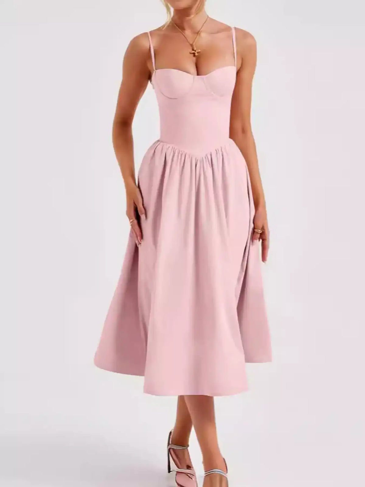 Sweetheart Neck Midi Cami Dress 101001446580191 42 Gifts for Her Jerry's Apparel 