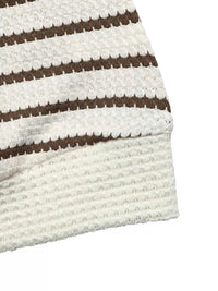 Striped Polo Collar Knit Sweatshirt 101002180525543 32 Affordable Fashion Under $100 Jerry's Apparel 