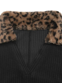 Leopard Cuff Johnny Collar Midi Dress 100100468424761 47 Affordable Fashion Under $100 Jerry's Apparel 