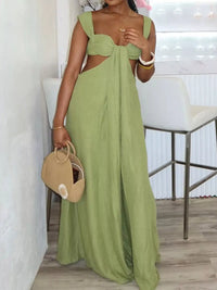Backless Wide-Leg Jumpsuit with Cut-out Detail 101001809712429 55 Affordable Fashion Under $100 Jerry's Apparel 