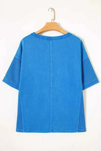 Mineral Wash Star Mesh Patchwork Oversize Tee 100100214366349 67 Affordable Fashion Under $100 Jerry's Apparel 