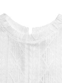 Textured Bow Back Knit T-Shirt 100100804231271 27 Women's T-shirts Affordable Fashion Under $100 Jerry's Apparel 