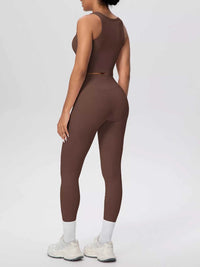 Scoop Neck Tank and High-Waisted Leggings Active Set 101006388543899 85 Affordable Fashion Under $100 Jerry's Apparel 