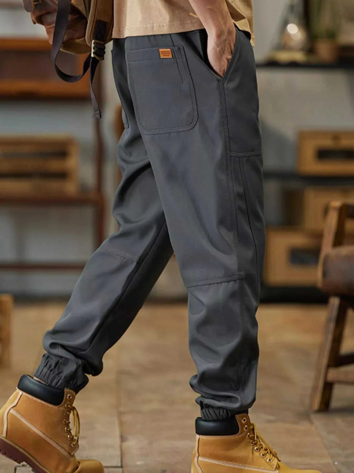 Men's Plus Size Elastic Waist Joggers 100400381582415 77 Affordable Fashion Under $100 Jerry's Apparel 