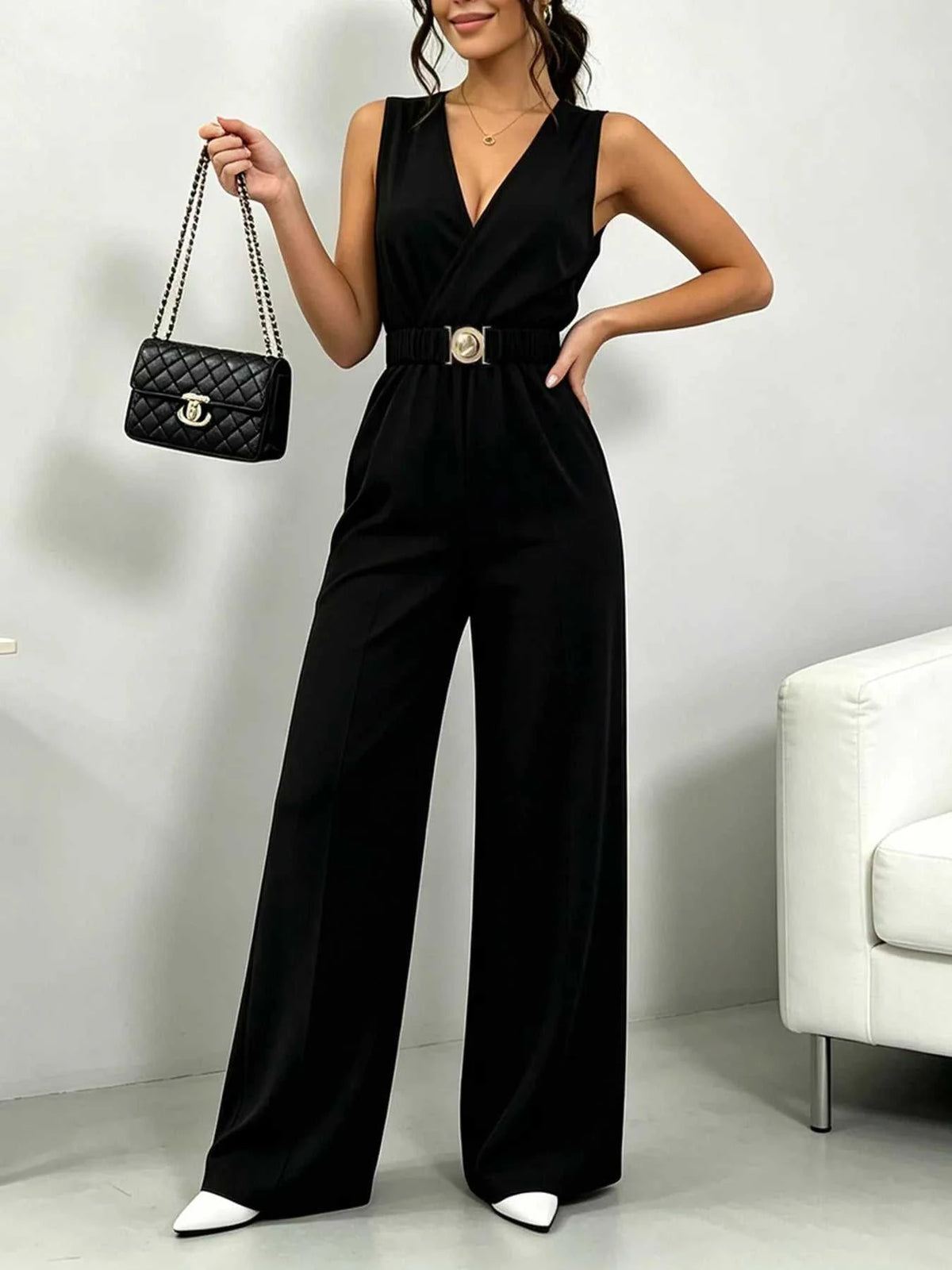 Sleeveless Wide Leg Jumpsuit 100100182466627 30 Affordable Fashion Under $100 Jerry's Apparel 