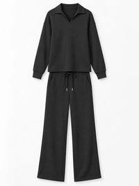 Dropped Shoulder Top and Pants Set 101001926020102 36 Gifts for Her Jerry's Apparel 