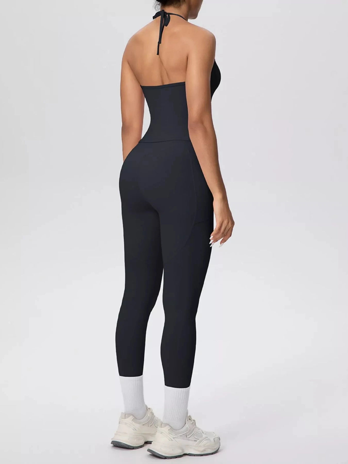 Halter Neck Cami and High-Waisted Leggings Active Set 101006856970414 89 Affordable Fashion Under $100 Jerry's Apparel 