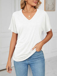 Casual V-Neck Short Sleeve T-Shirt 100100579648227 22 Affordable Fashion Under $100 Jerry's Apparel 