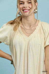 Umgee Ruffle Hem Shift Mini Dress 100100258601434 55 Affordable Fashion Under $100 Jerry's Apparel 