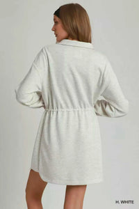 Umgee Half Zip-Up Drawstring Waist Dress 100100892931594 62 Affordable Fashion Under $100 Jerry's Apparel 