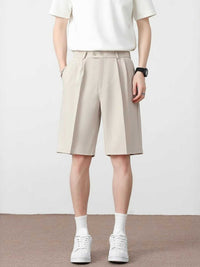 Men's Full Size Pleated Detail Loose Fit Shorts Plus Size 100400679377148 31 Affordable Fashion Under $100 Jerry's Apparel 