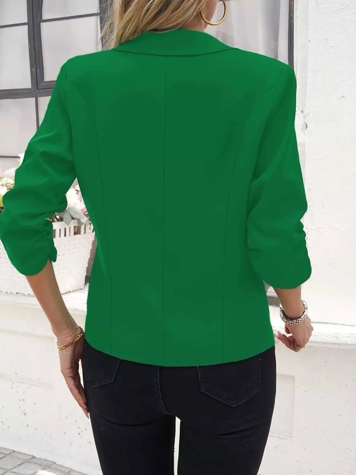 Full Size One Button Lapel Collar Blazer Plus Size 100100874647448 25 Affordable Fashion Under $100 Jerry's Apparel 