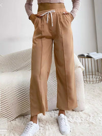 Wide Leg Drawstring Casual Pants 100100572321063 27 Affordable Fashion Under $100 Jerry's Apparel 