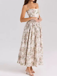 Floral Spaghetti Straps Midi Dress 101001005550846 56 Affordable Fashion Under $100 Jerry's Apparel 