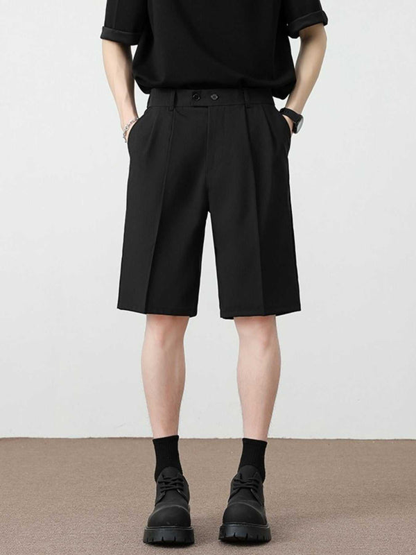 Men's Full Size Pleated Detail Loose Fit Shorts Plus Size 100400679377148 31 Affordable Fashion Under $100 Jerry's Apparel 