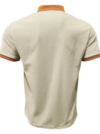 Men's Full Size Lace-Up Neckline Short Sleeve T-Shirt Plus Size 100400842767999 25 Affordable Fashion Under $100 Jerry's Apparel 