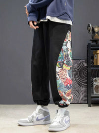 Men's Plus Size Printed Side Panel Joggers 100400656323805 79 Affordable Fashion Under $100 Jerry's Apparel 