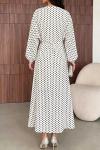 Polka Dot Long Sleeve Maxi Dress 101001469171625 35 Affordable Fashion Under $100 Jerry's Apparel 