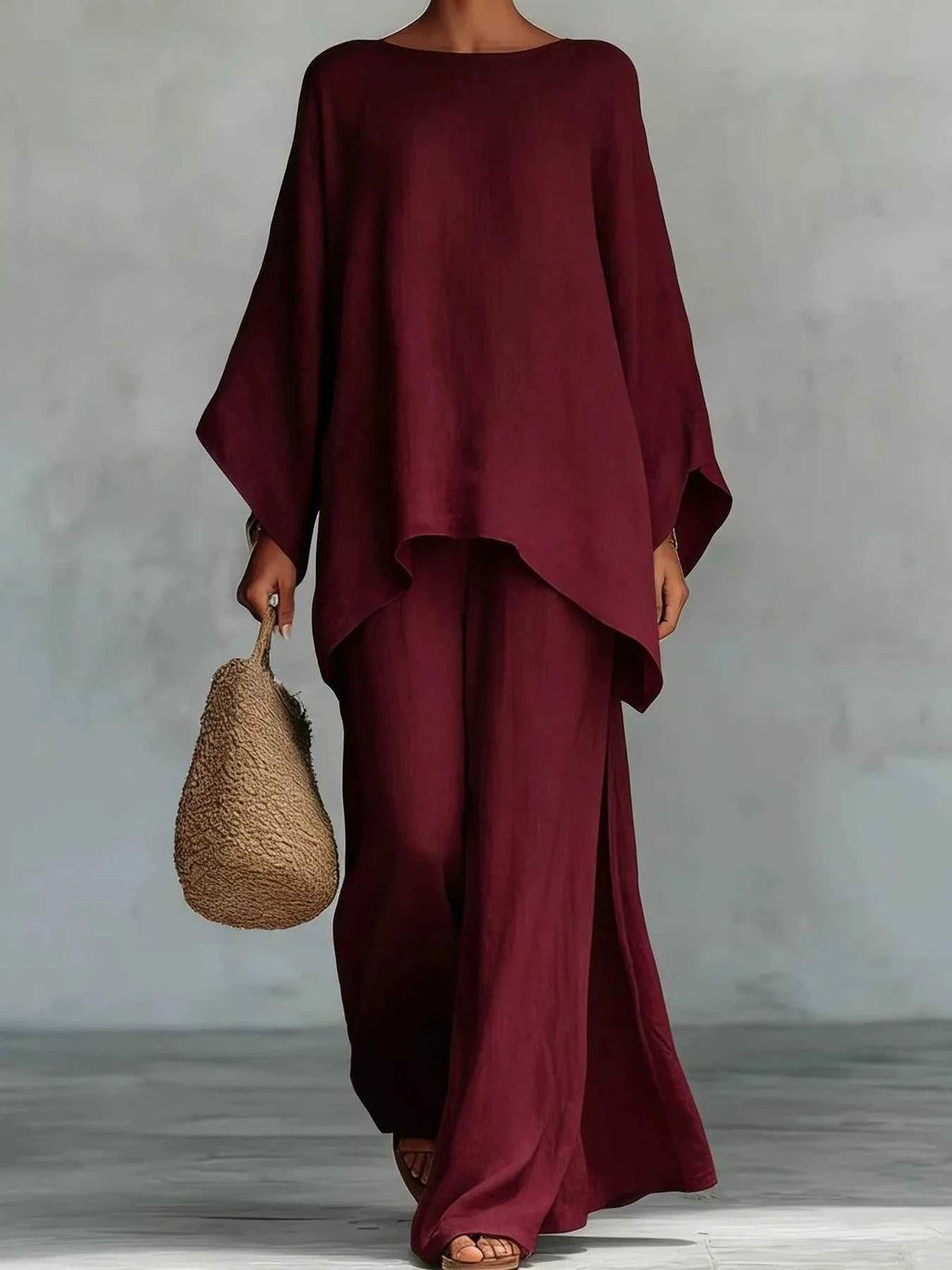 Full Size Casual Loose Fit Top and Pants Set Two-Piece Set Plus Size 101001553438394 37 Affordable Fashion Under $100 Jerry's Apparel 