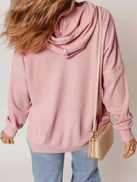 Waffle Knit Fleece Lined High Low Oversized Hoodie 100100642846930 47 Affordable Fashion Under $100 Jerry's Apparel 