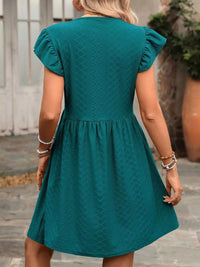 Ruffle Sleeve V-Neck A-Line Dress 100100170481531 30 Affordable Fashion Under $100 Jerry's Apparel 