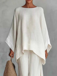 Full Size Round Neck Top and Wide Leg Pants Set Plus Size 100100323252358 37 Affordable Fashion Under $100 Jerry's Apparel 