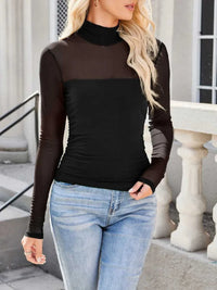 Lovelet Mock Neck Long Sleeve Top 100100702645890 33 Affordable Fashion Under $100 Jerry's Apparel 