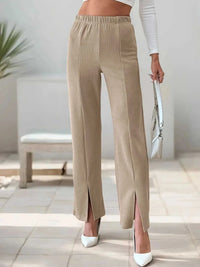 High-Waisted Slit Pants 100100338122783 31 Affordable Fashion Under $100 Jerry's Apparel 