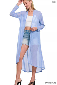 Zenana Mesh Open Front Cardigan 100100910941632 22 Affordable Fashion Under $100 Jerry's Apparel 