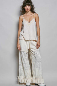 POL Lace Detail V-Neck Textured Knit Cami 100100144761508 41 Affordable Fashion Under $100 Jerry's Apparel 