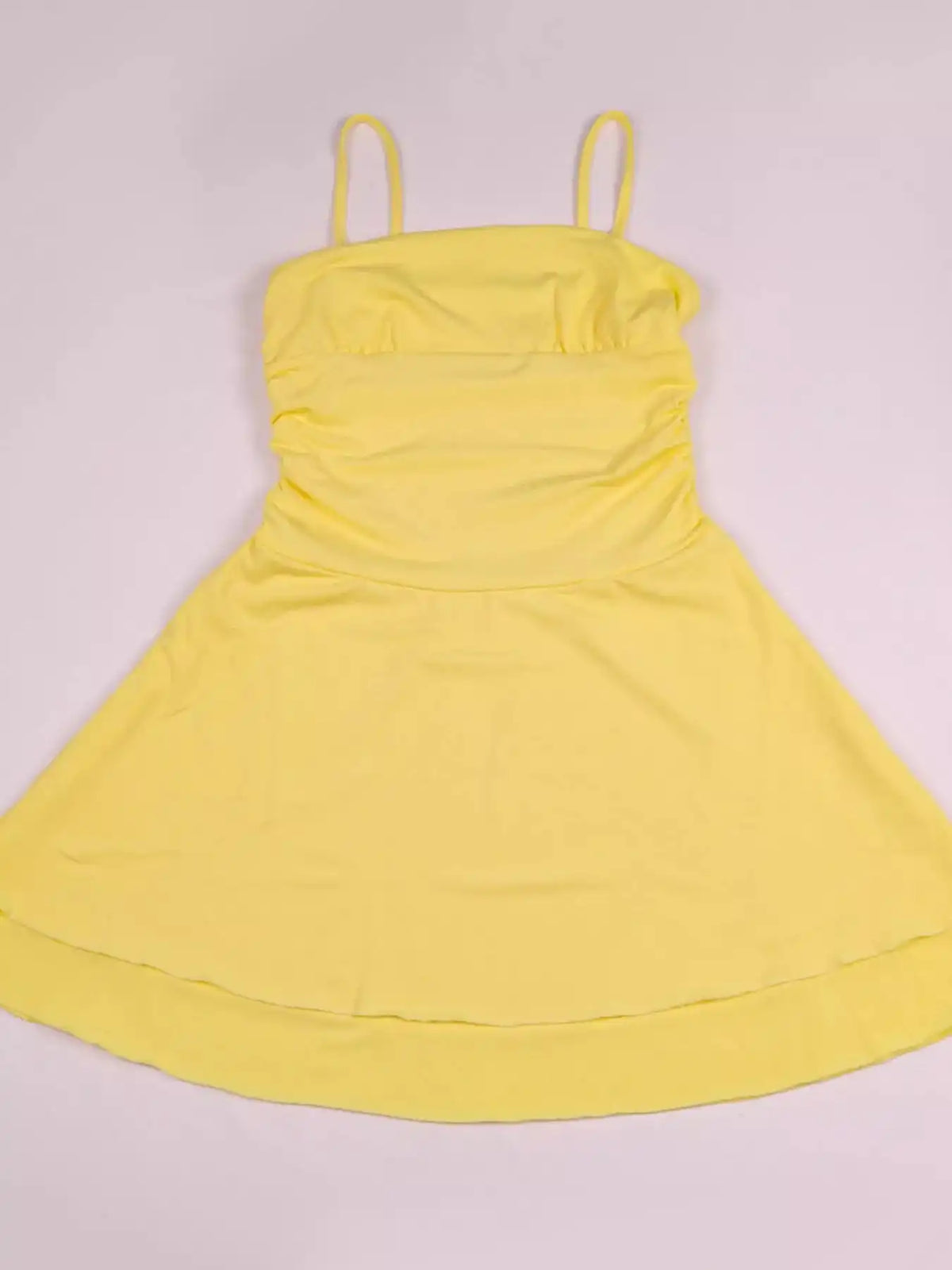 Ruched Spaghetti Strap Layered Mini Dress 101001361310686 33 Women's Dress Gifts for Her Jerry's Apparel 