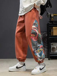 Men's Plus Size Printed Side Panel Joggers 100400656323805 79 Affordable Fashion Under $100 Jerry's Apparel 