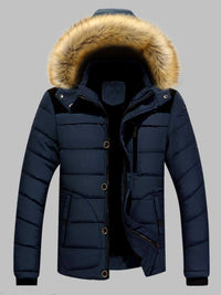 Men's Plus Size Padded Fur Hood Puffer Jacket 100400152368217 96 Affordable Fashion Under $100 Jerry's Apparel 