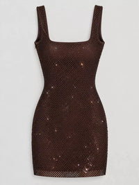 Backless Rhinestone Embellished Bodycon Mini Dress 101001623770086 73 Affordable Fashion Under $100 Jerry's Apparel 